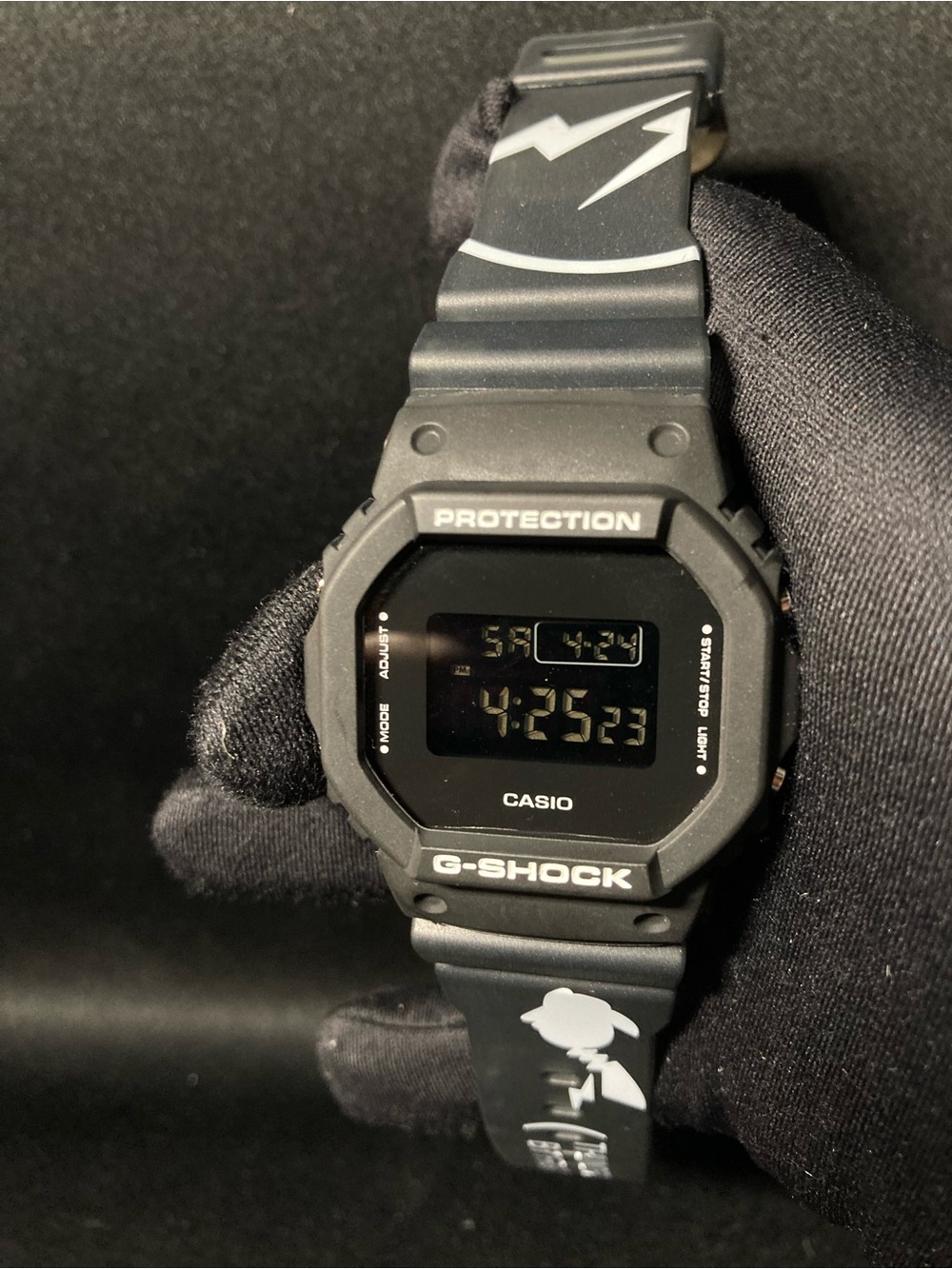 Custom G Shock Black Digital Model DW5600